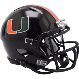 Riddell Miami Hurricanes "Miami Nights" Speed Mini Helmet